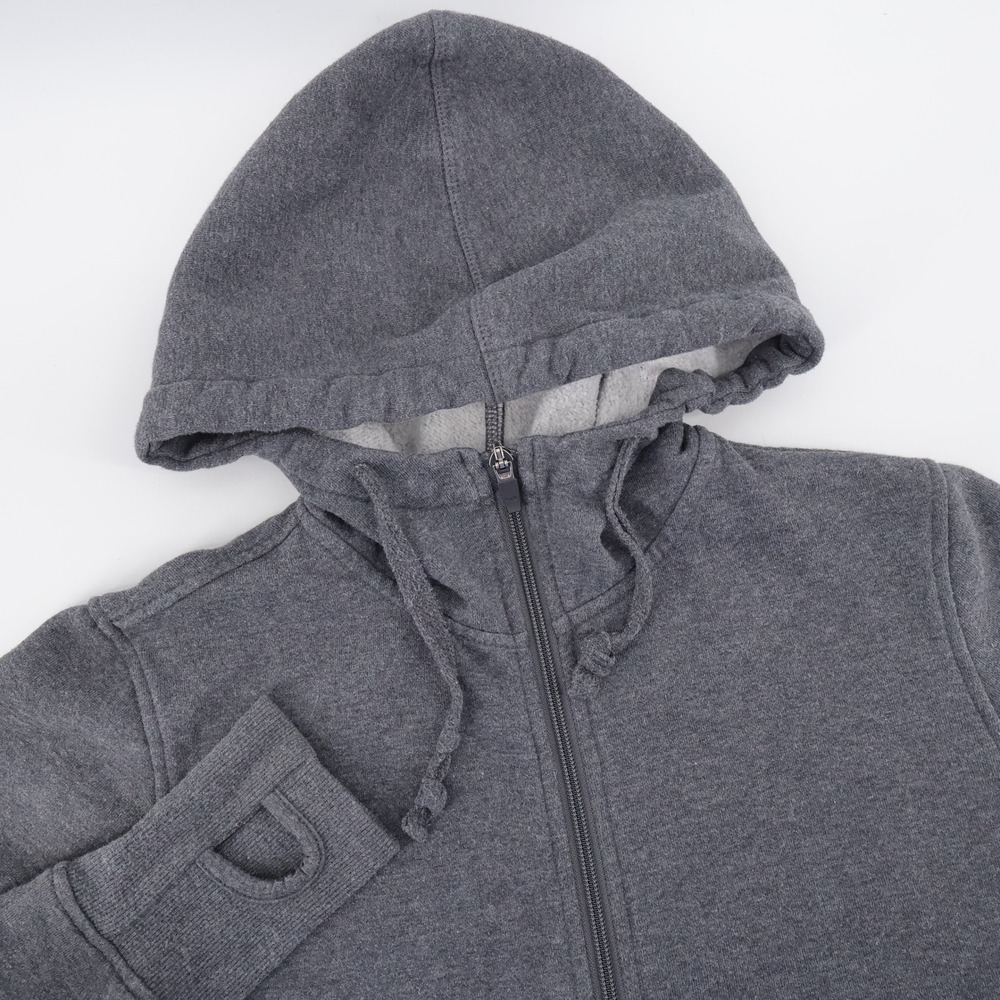 Alo Jack Daniels Full Zip Hoodie Gray Long Sleeve Women Size Large